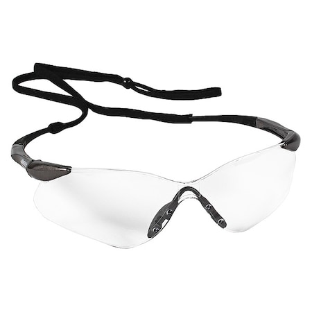 Nemesis VL, Safety Glasses, Anti-Fog & Anti-Scratch, Clear Lens, Gray Frame, Half-Frame MPN:29111