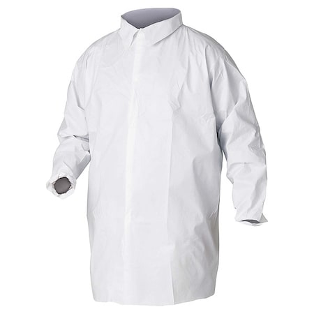 Disposable Coverall, XL, Fabric, Zipper, Elastic Cuff, Serged Seam, 30 PK MPN:35618