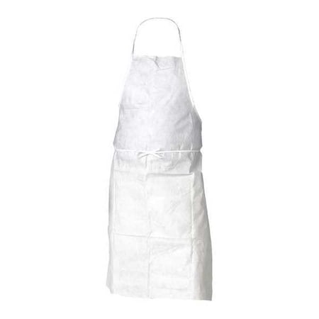 Apron, Fabric, White, 40 in, Universal MPN:36550