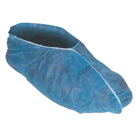 Disposable Shoe Covers, Polypropylene, Blue, Slip Resistant Sole: Yes, One Size Fits All MPN:36811