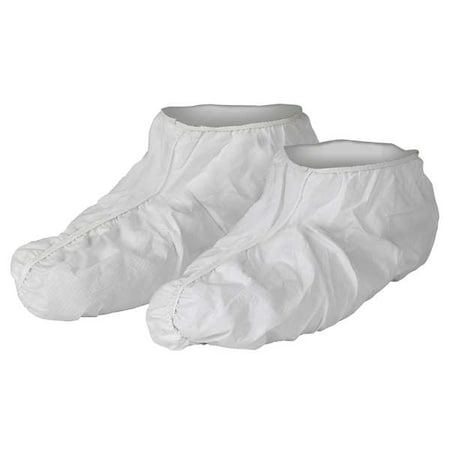 Disposable Shoe Covers, SMMMS, White, Slip Resistant Sole: No, Universal MPN:36885