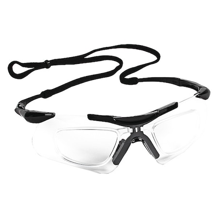 Nemesis™, Reader Safety Glasses, Not Applicable, Clear Lens, Polycarbonate, Wraparound MPN:38503