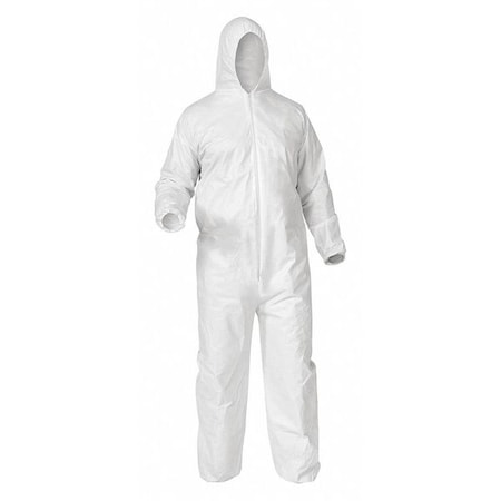 Dispos Covall Liq Parti Protect Hood WHT 4X 25/Cs MPN:38943
