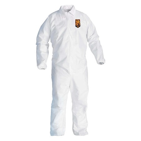Liq Parti Protect Covall ZipFrnt Elas WrisAnkl WHT XL 25/Cs MPN:44314