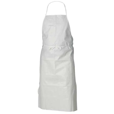 Disposable Apron, KleenGuard A40 Microporous Film Laminate, Bound, 1.5 mil, 40 in, White, Universal MPN:44481