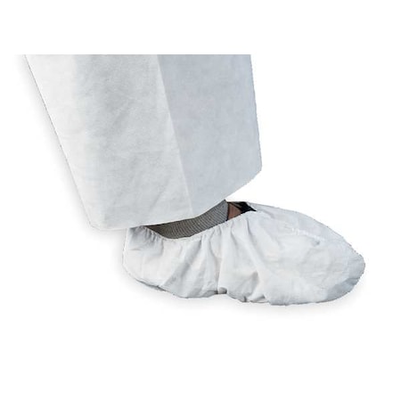 Shoe Covers, Microporous Film Laminate, White, Slip Resistant Sole: No, Universal MPN:44490