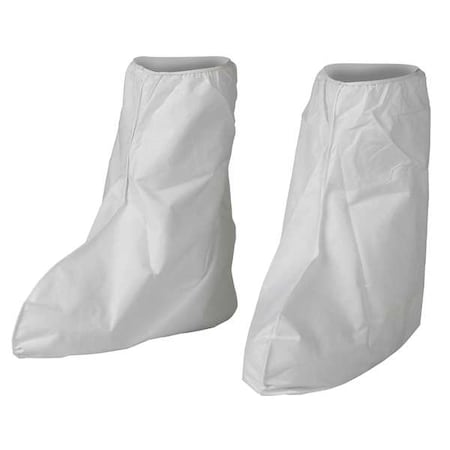 Boot Covers, Microporous Film Laminate, White, Slip Resistant Sole: No, Universal MPN:44491