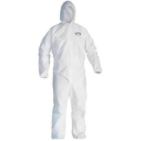 Coveralls, M, Wht, KleenGuard™ A30, PK25 MPN:46112