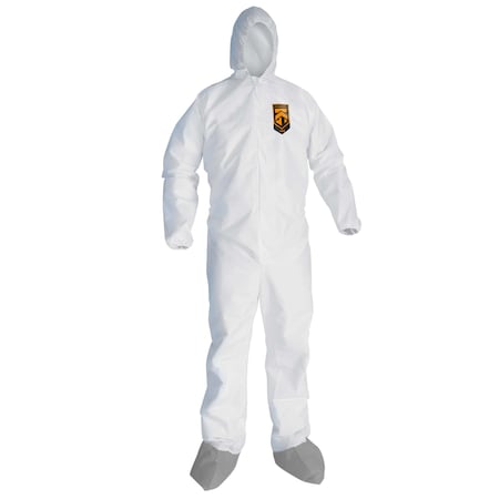 Coverall, 4XL, Wht, Film Lam MPN:48977