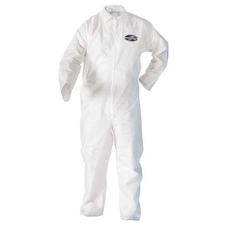 Disposable Coveralls, White, 3XL, PK20 MPN:49006