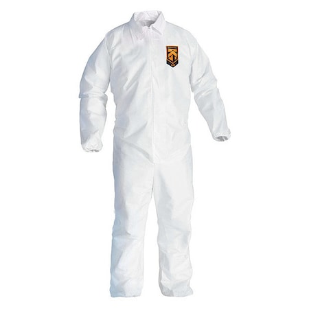 Breath Parti Covall REFLEX ZipFrnt EWA ElasBack WHT XL 24/Cs MPN:49104
