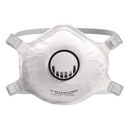 Particulate Respirator, P95, Nuisance Organic Vapor, Exhalation Valve, Molded, Adj, Nose Clip, PK 80 MPN:55931
