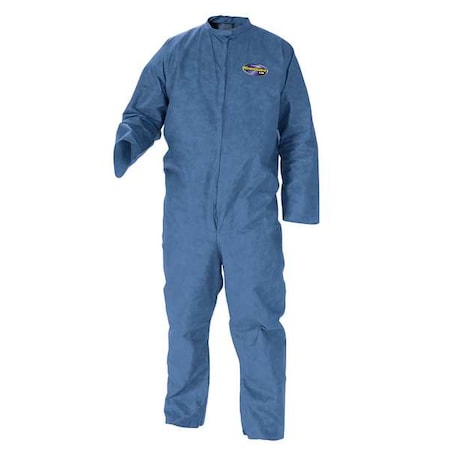 Disposable Coveralls, 4XL, Blue, SMMMS, PK20 MPN:58537
