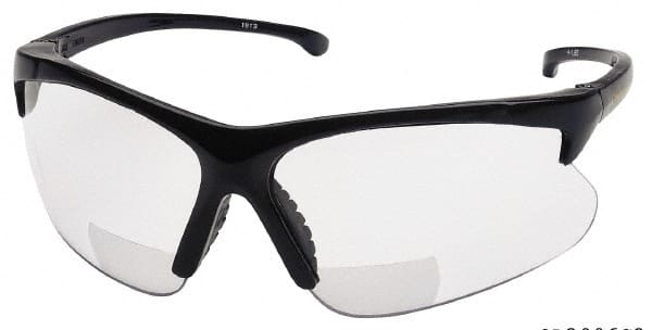 Magnifying Safety Glasses: +2, Clear Lenses, Scratch Resistant MPN:19879