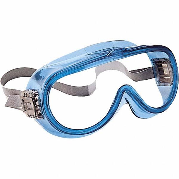Safety Goggles: Chemical Splash, Uncoated, Clear Polycarbonate Lenses MPN:16676
