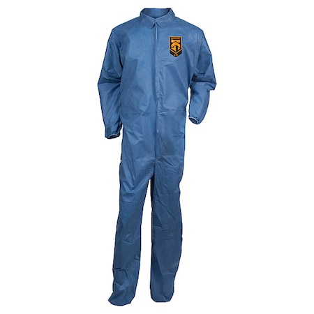 Coverall Elastic Wristand Ankle Bl MPN:23998