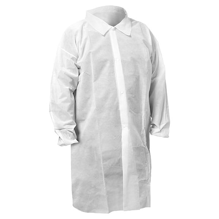 KGA10 Lightweight Labcoat White 3X-L (Qty 50) MPN:67318