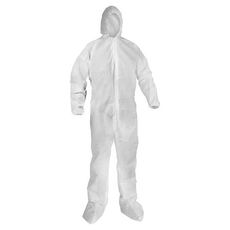 KGA20 Lightweight Coveralls White X-L (Qty 50) MPN:68978