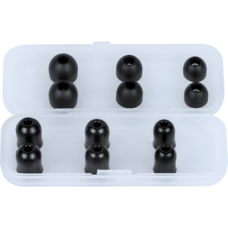 Earbud Tips, Replacement, AESEB1S, 3 Pairs MPN:69475