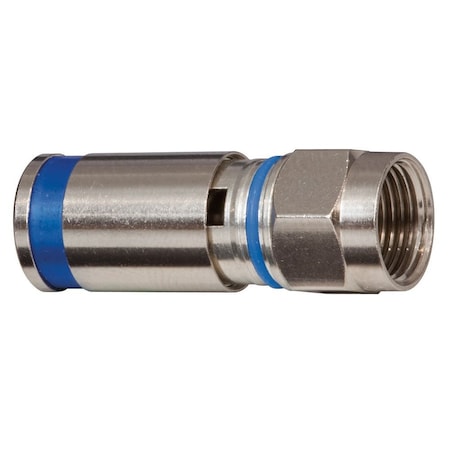 Weatherproof F-Compression Connectors RG6 50-Pack MPN:VDV812-624