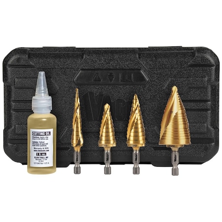 All-Purpose Step Bit Kit, 4 Pc MPN:25950