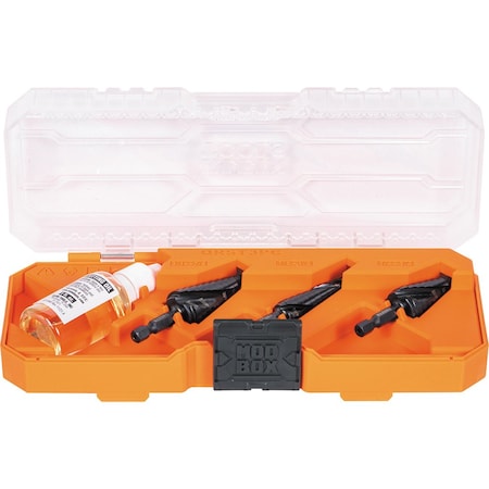 Premium All Purpose Quick Release Step Bit Kit, 3 Piece MPN:QRST3PC
