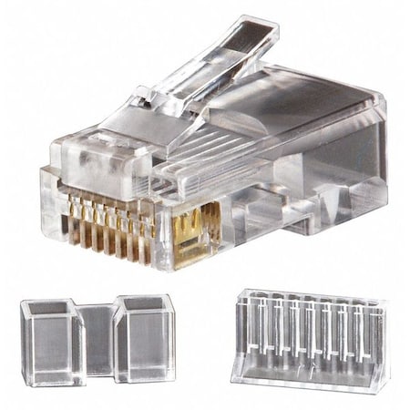 Modular Data Plugs RJ45 CAT6, 25-Pack MPN:VDV826-603
