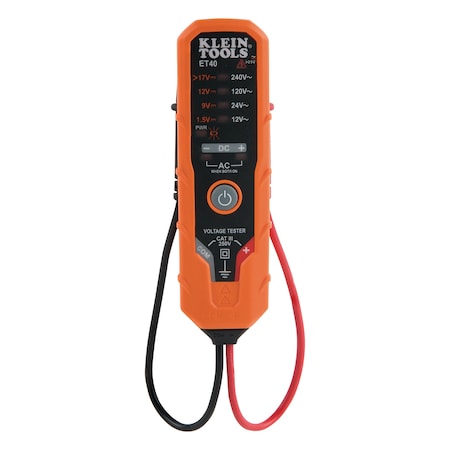 Electronic AC/DC Voltage Tester 12 to 240V AC, 1.5 to 24V DC MPN:ET40