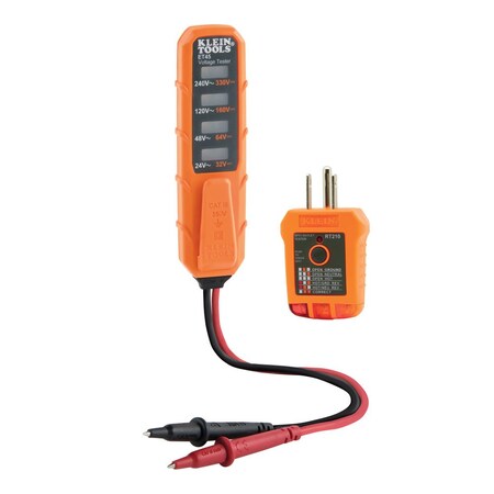 AC/DC Voltage and GFCI Receptacle Outlet Test Kit MPN:ET45VP