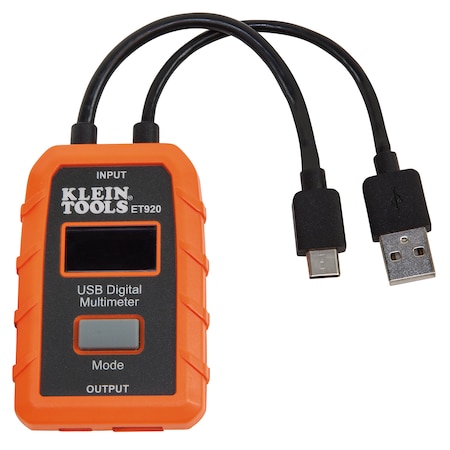 Digital Multimeter, 20 V Max DC, Not Applicable Max AC, TRMS, No Rating Instrument Counts, LCD MPN:ET920
