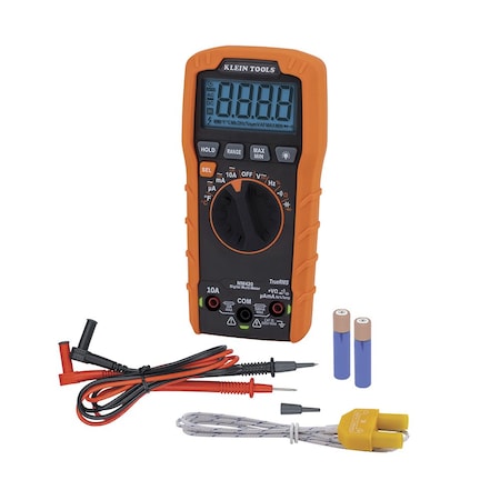 Multimeter, 600 V Max DC, TRMS, 4, 000 Instrument Counts, LCD MPN:MM420