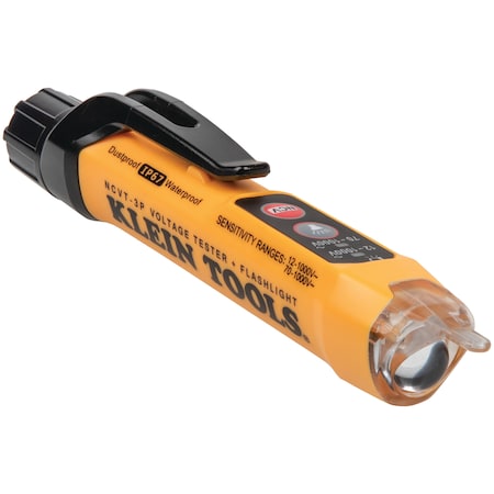 Dual Range Non-Contact Voltage Tester with Flashlight, 12 - 1000V AC MPN:NCVT3P