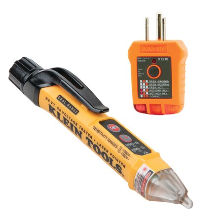 Dual Range NCVT and GFCI Receptacle Tester Electrical Test Kit MPN:NCVT5KIT