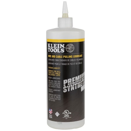 Lubricant, 1 qt, Can, Wax Base, 122 Degrees F Max Op Temp, Yellow MPN:51010