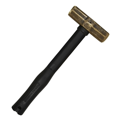 Brass Sledge Hammer - Fiberglass Rubber Hnd 7# MPN:7HBRFRH07