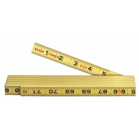 Fiberglass FOLDING;RULE- 6'- Inside Reading MPN:910-6