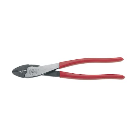 Crimping and Cutting Tool for Connectors, 10 to 22 AWG, 9-3/4 in, Red MPN:1005