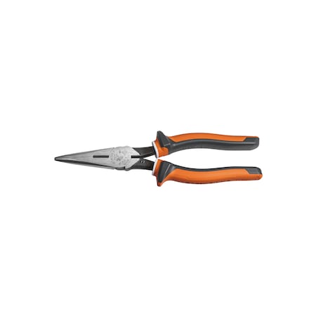 8 49/64 in Long Nose Plier, Side Cutter Ergonomic Handle MPN:203-8-EINS