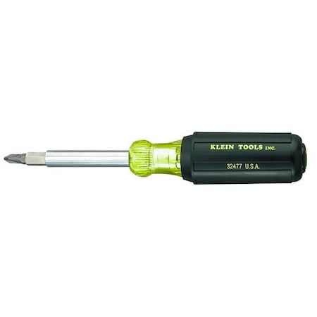 10-in-1 Multi-Bit Screwdriver/Nut Driver, 1/4 in, 5/16 in Drive Size 7 3/4 in L, 6-Piece MPN:32477