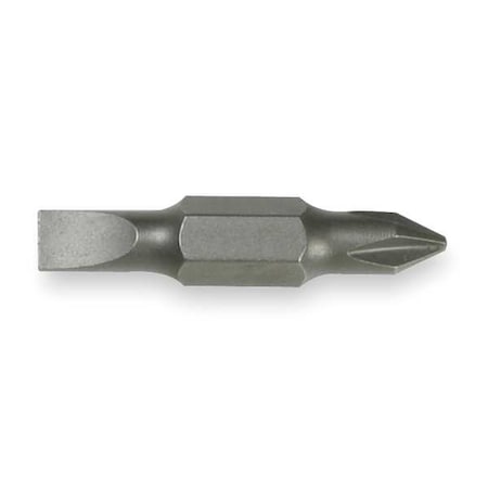 Replacement Bit. No 1 Phillips, 3/16-Inch Slotted, PK2 MPN:32482