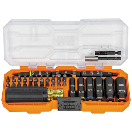 KNECT Impact-Rated Screwdriver and Socket Set with Case, 41-Piece MPN:32502HD