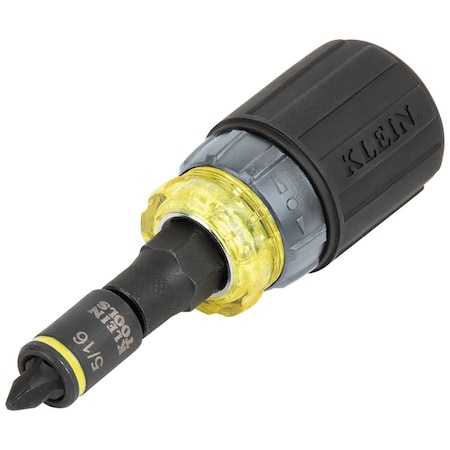 KNECT 7-in-1 Ratcheting Impact-Rated Stubby Screwdriver/Nut Driver MPN:32561HDRT