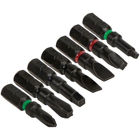 Impact Power Bits, Assorted 7-PK MPN:32796