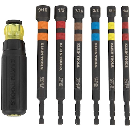 Magnetic Color-Coded Power Driver, 7PC MPN:32950