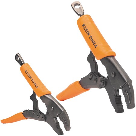 Locking Pliers Set, Curved Jaw, 7