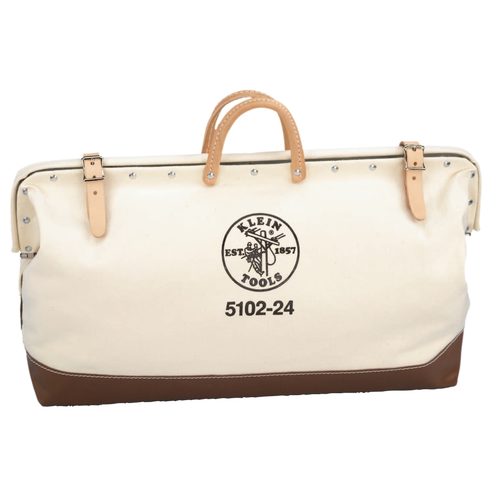 Klein Tools Canvas Tool Bag, 1 Compartment, 24 in X 6 in MPN:409-5102-24