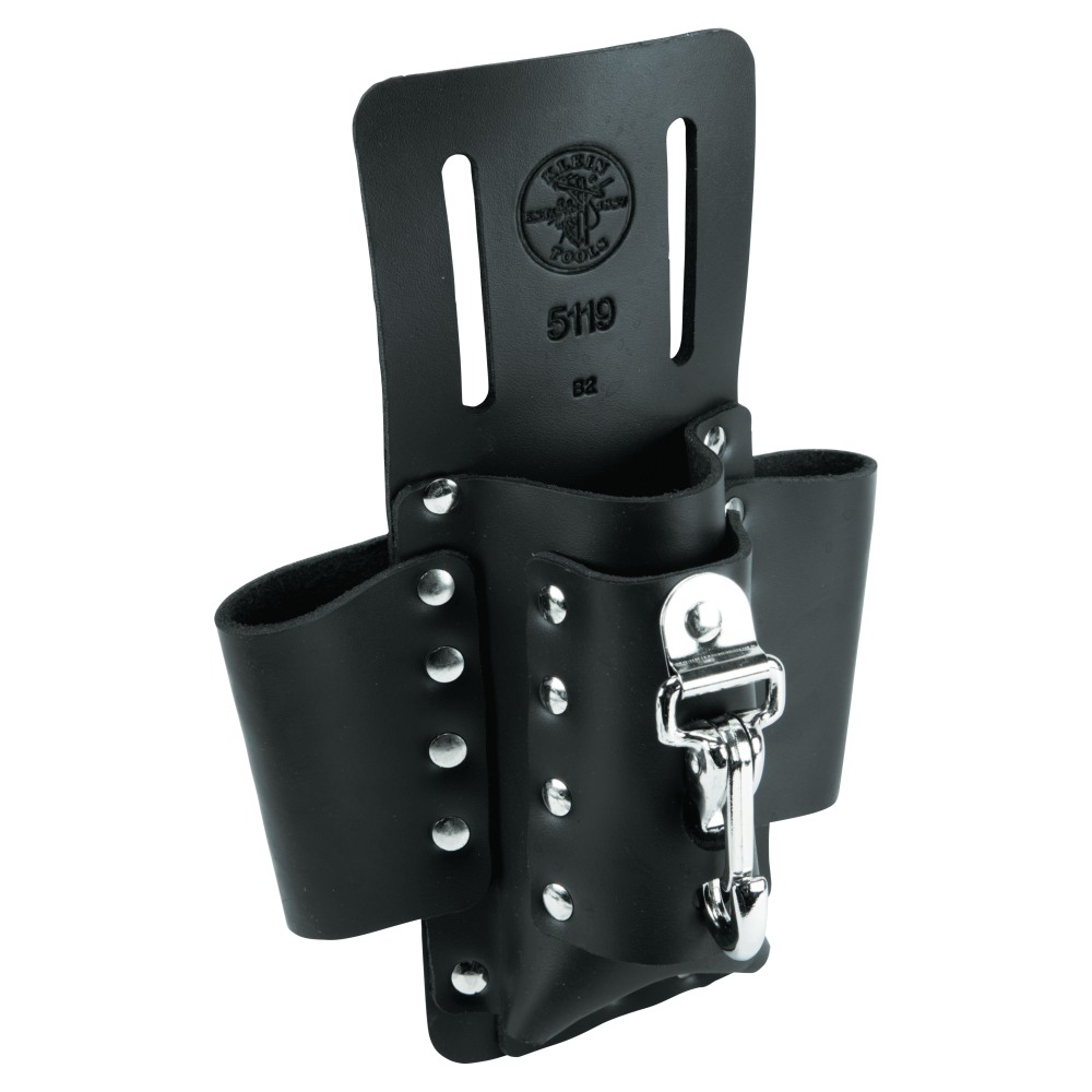 Klein Tools Ironworkers Tool Holders, 4 Compartments, Leather MPN:409-5119