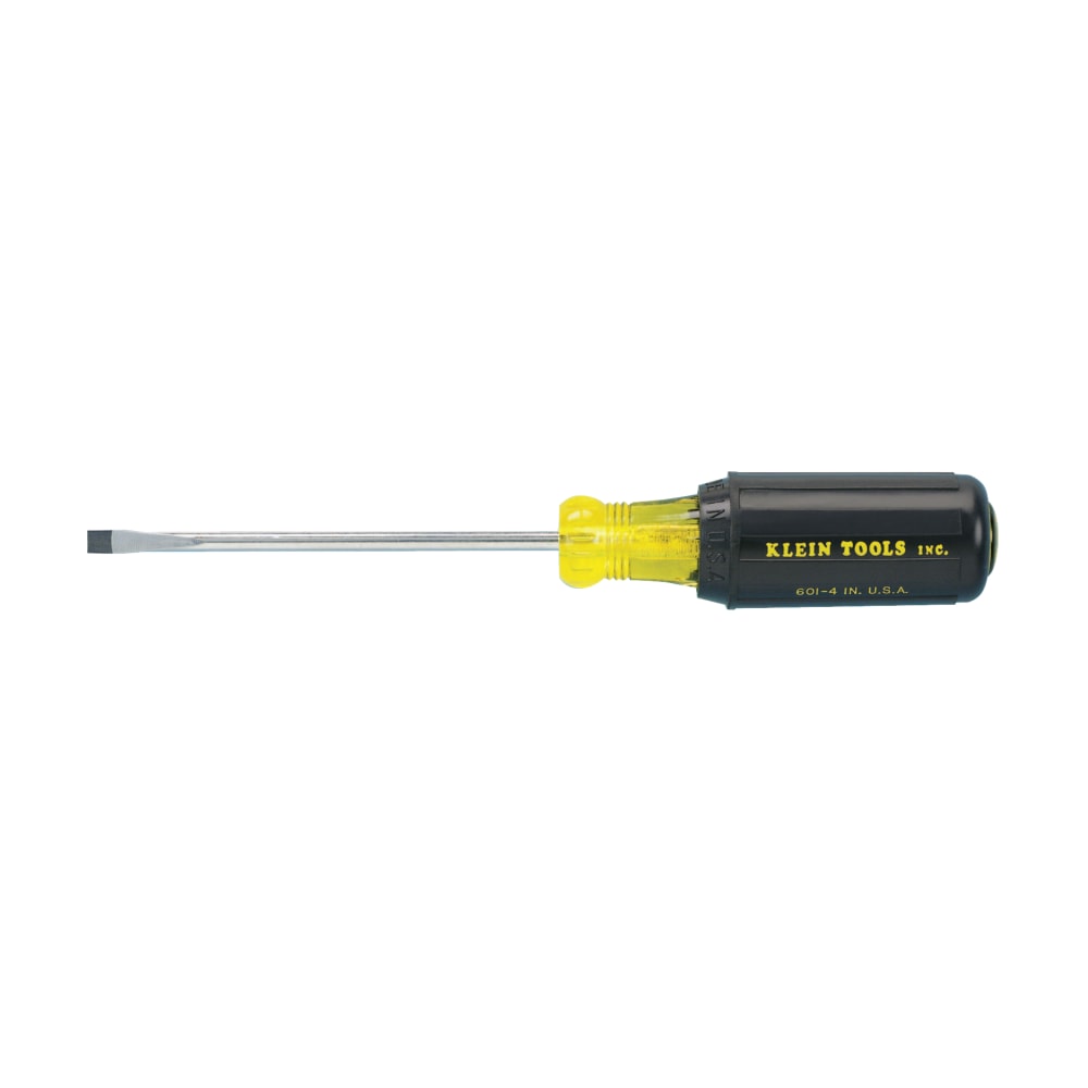 Klein Tools 3/16in Cabinet Tip Screwdriver, 4in MPN:409-601-4