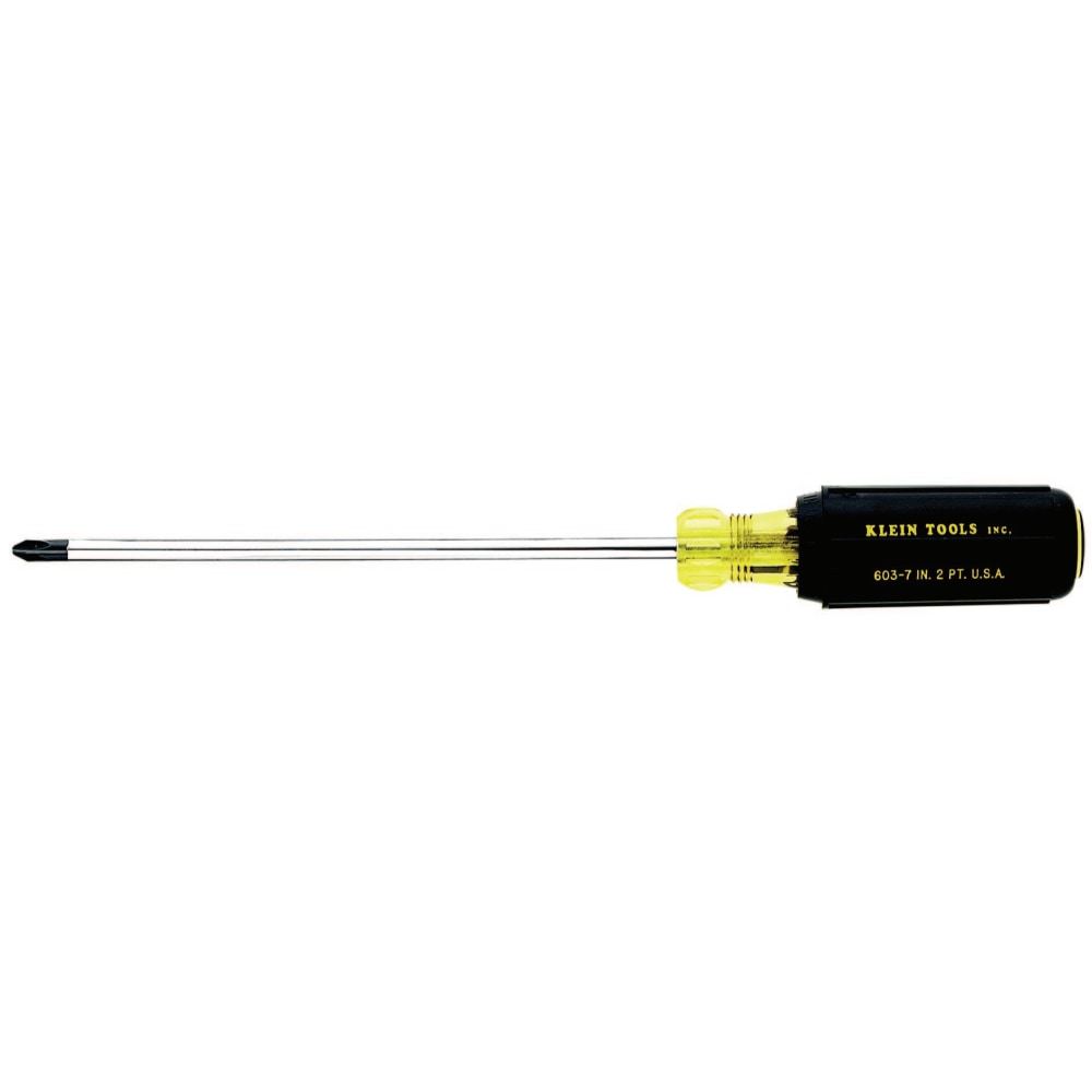 Klein Tools No. 2 Profilated Phillips Tip Screwdriver, 7in MPN:409-603-7