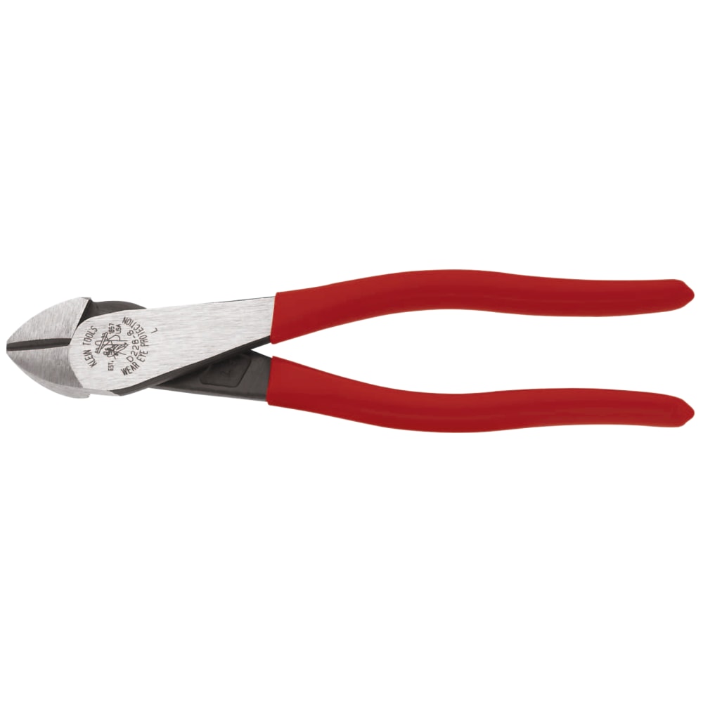 Klein Tools Diagonal Cutting High Leverage Pliers, 8 in, Bevel MPN:409-D228-8